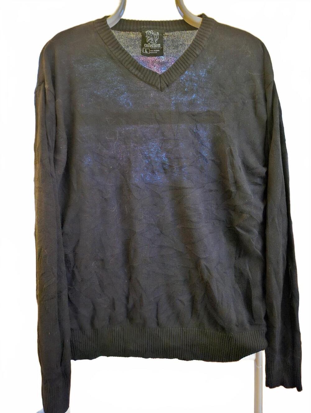 Vintage Y2K Southpole Plain Logo V Neck Sweater Mens Size Large Hip Hop Grunge